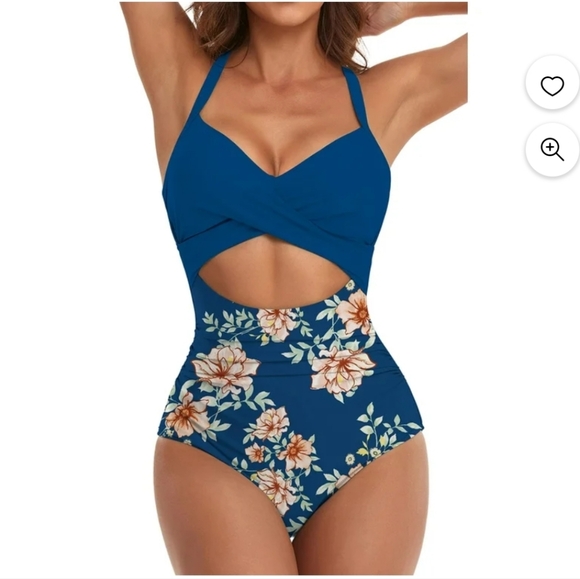 NWOT Cutout Swimsuit - Picture 1 of 4